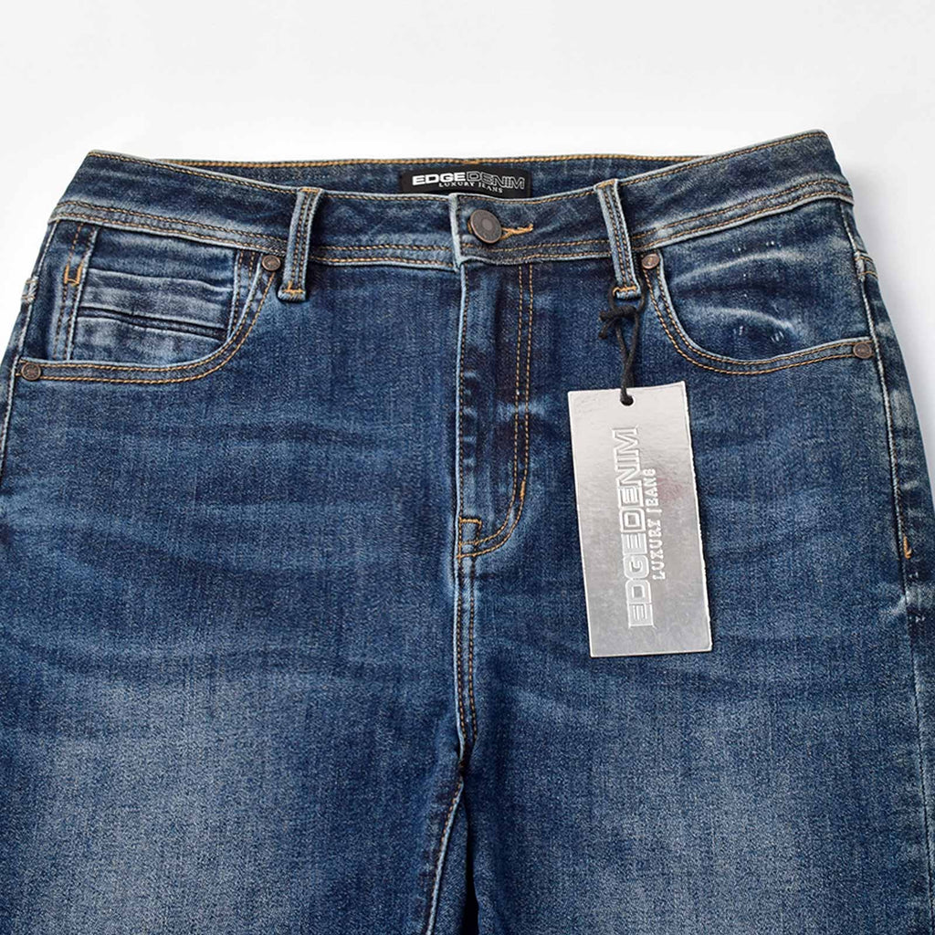 Custom Women's Indigo Blue Skinny Jeans