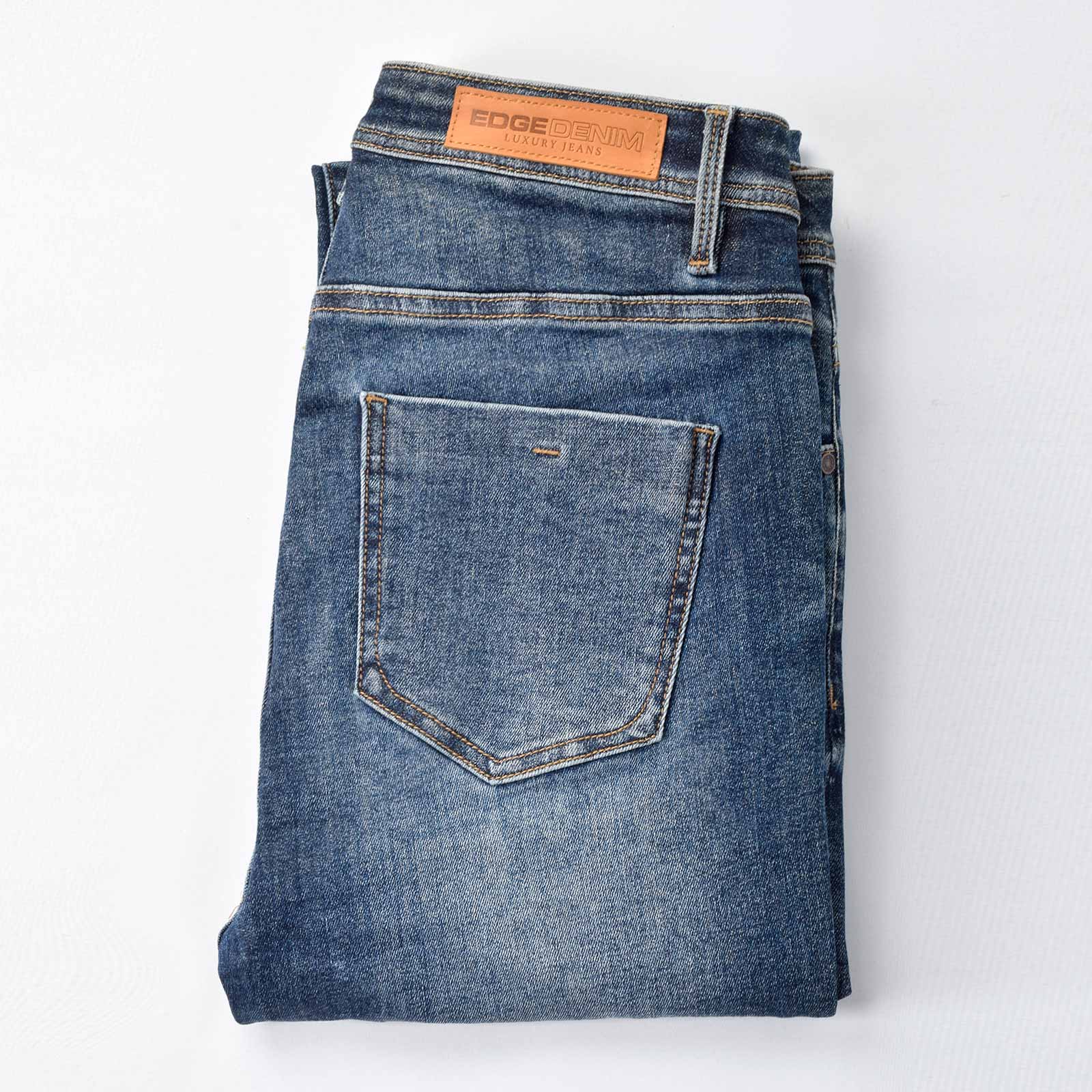 Custom Women's Indigo Blue Skinny Jeans