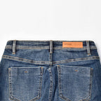 Custom Women's Indigo Blue Skinny Jeans