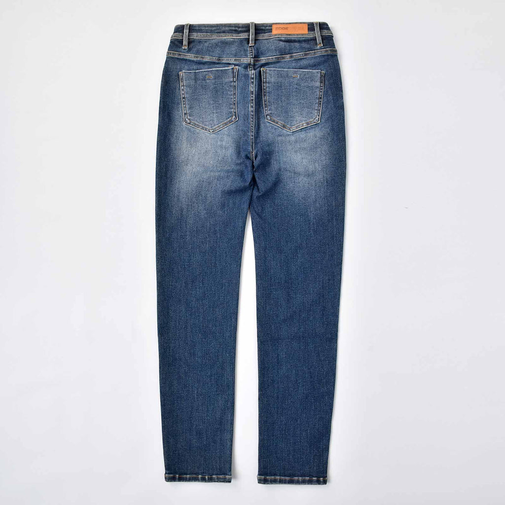 Custom Women's Indigo Blue Skinny Jeans