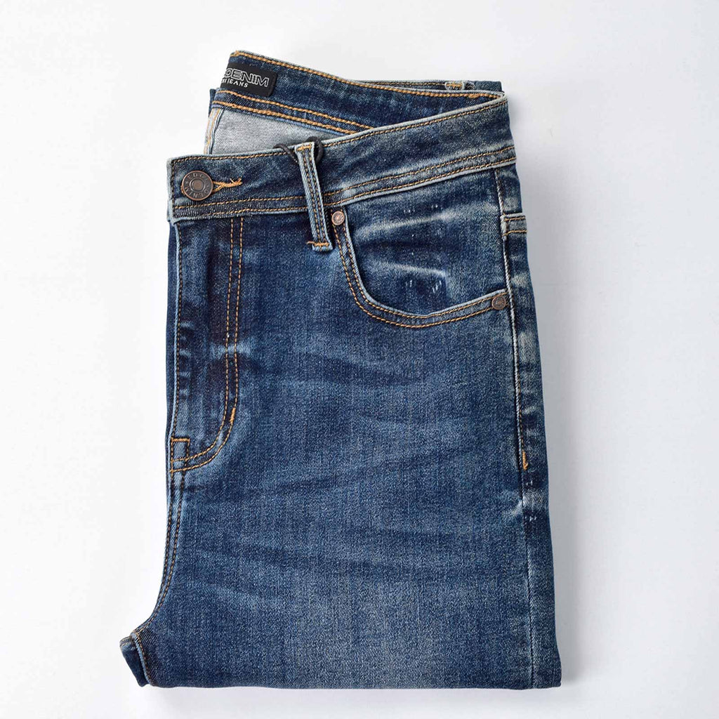 Custom Women's Indigo Blue Skinny Jeans