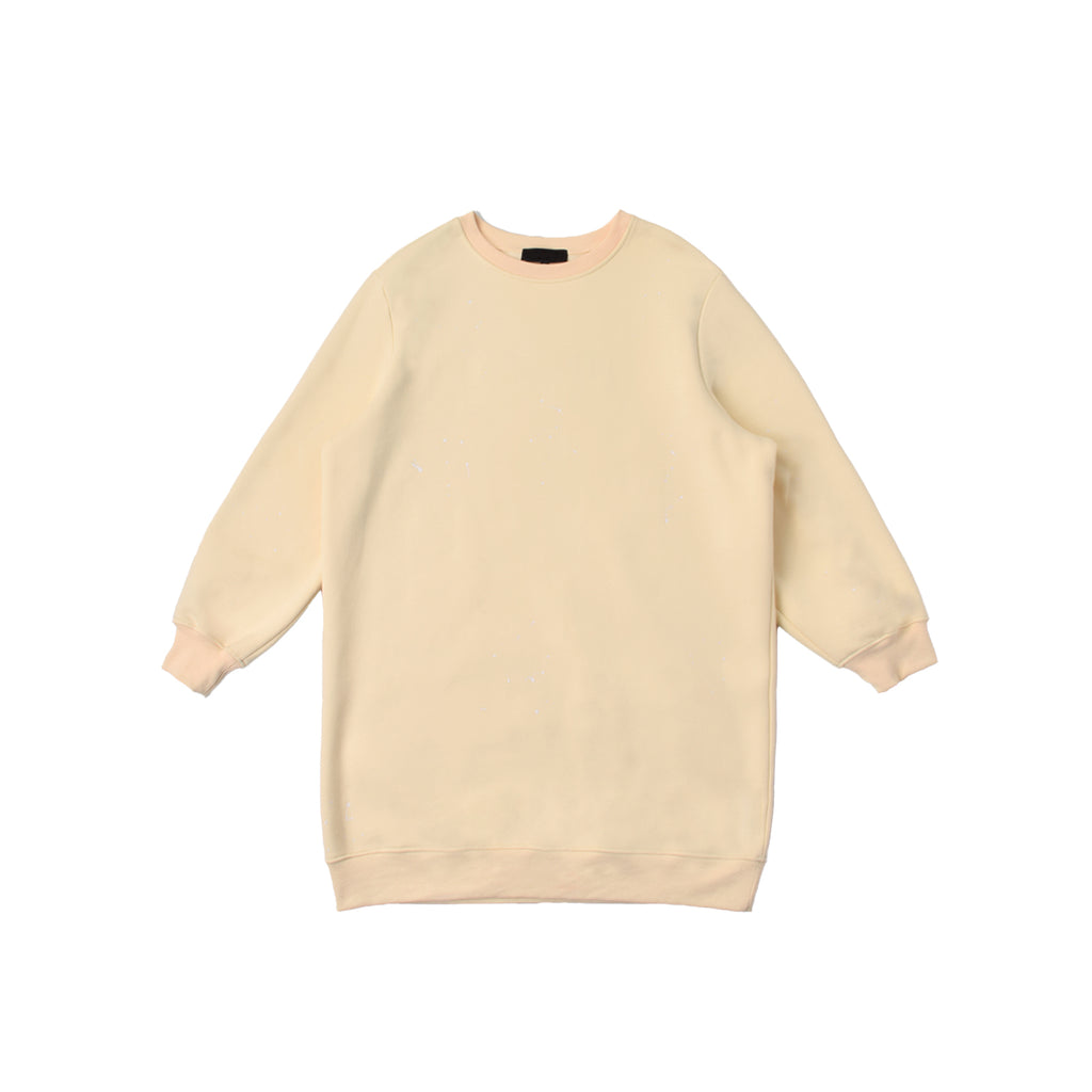 Custom Women's Fleece Cotton Plain Soft Oversized Long Sweatshirt