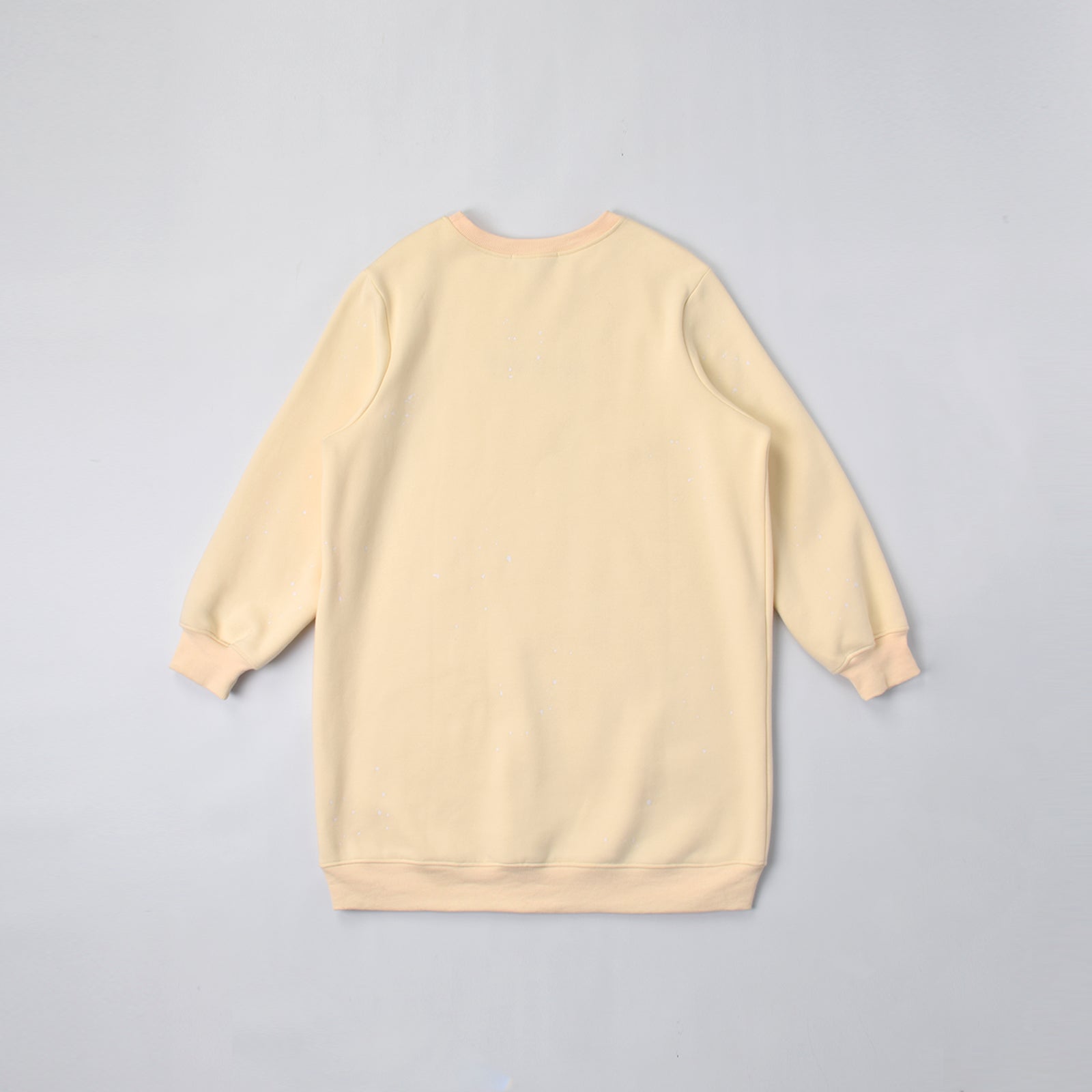 Custom Women's Fleece Cotton Plain Soft Oversized Long Sweatshirt