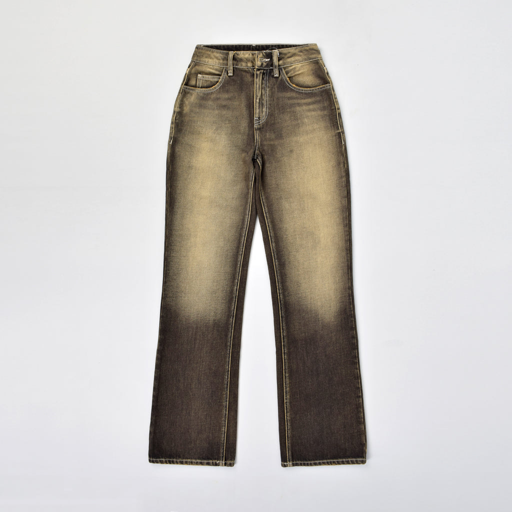 Custom Women's Vintage Washed Bootcut Jeans