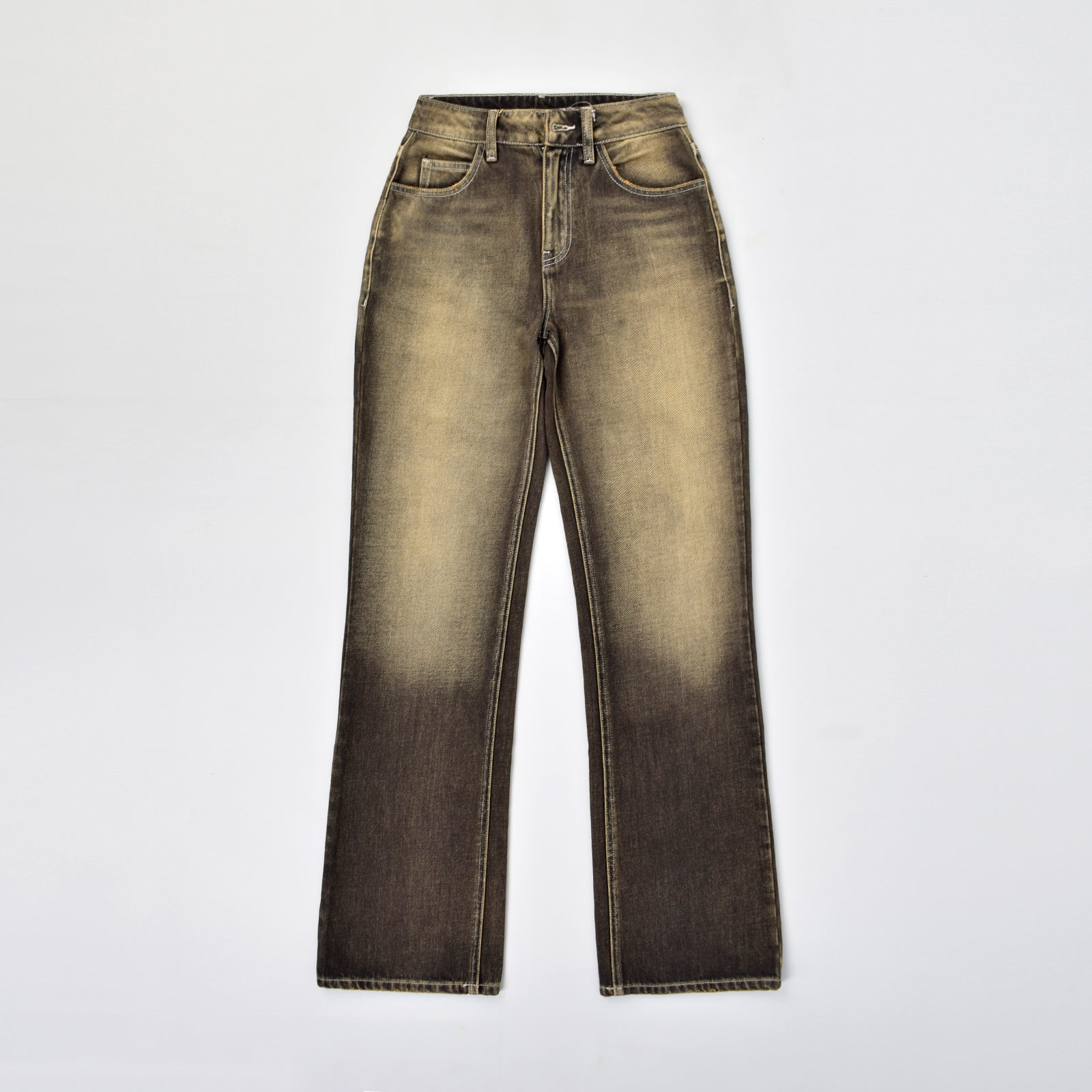 Custom Women's Vintage Washed Bootcut Jeans