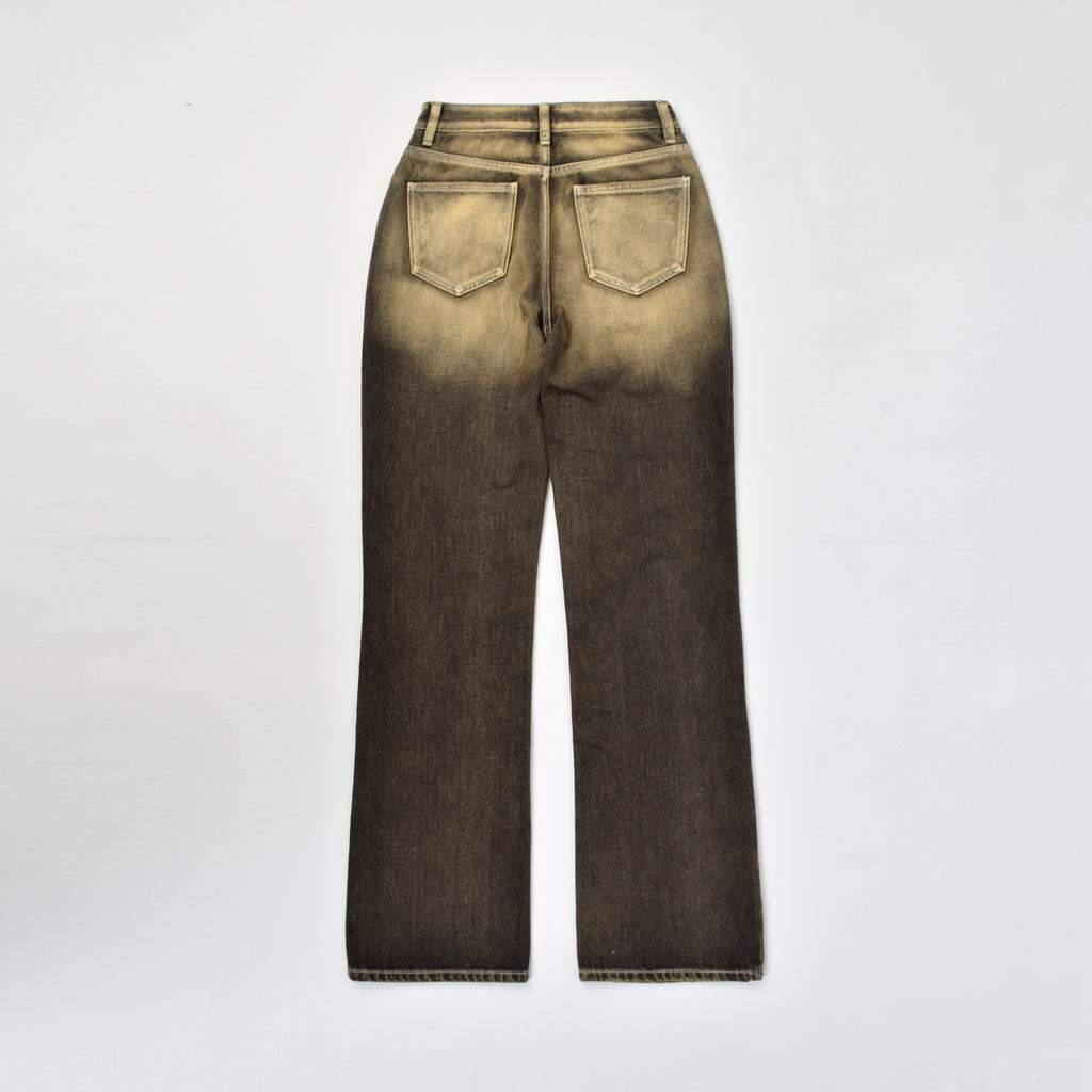 Custom Women's Vintage Washed Bootcut Jeans