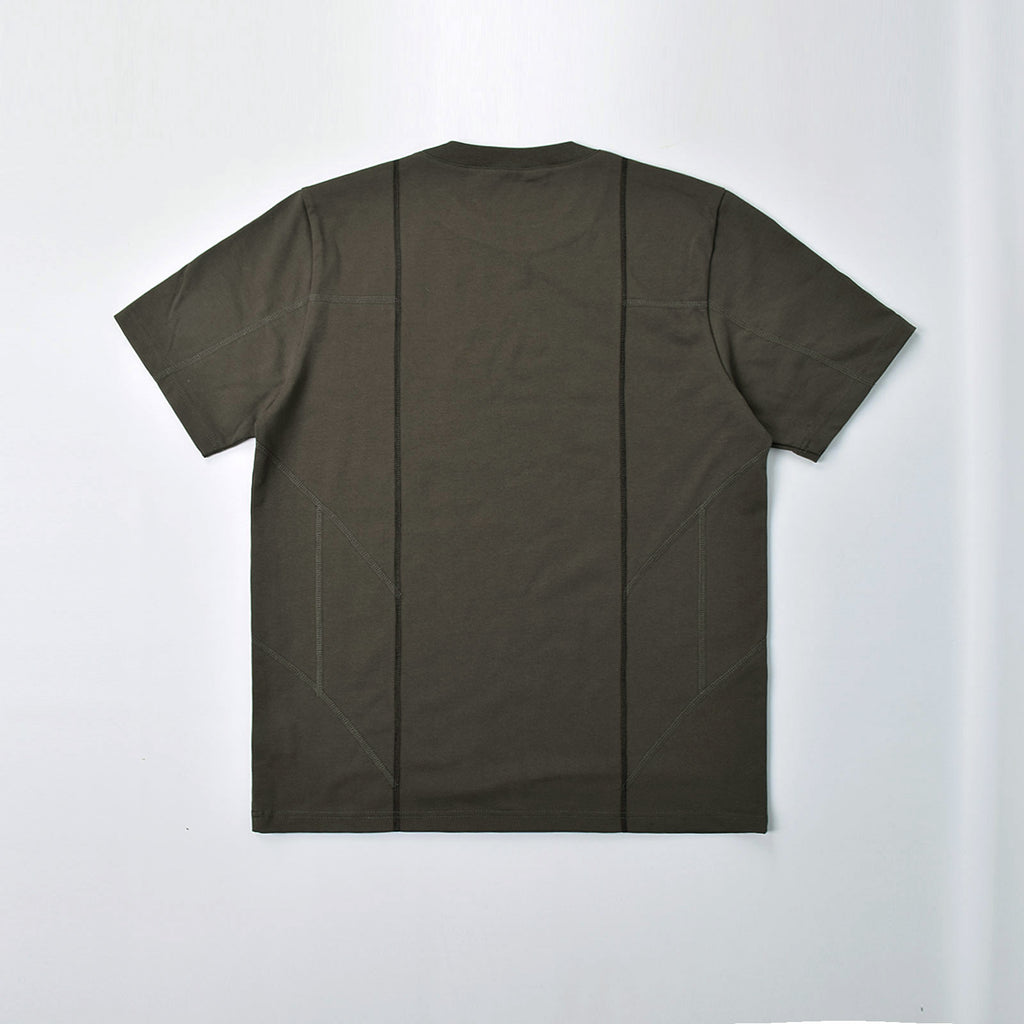 Custom Men's Oversized Plain T-Shirts With Distinctive Vertical Seam