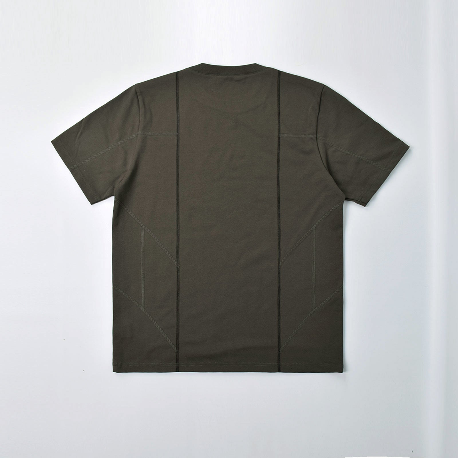 Custom Men's Oversized Plain T-Shirts With Distinctive Vertical Seam