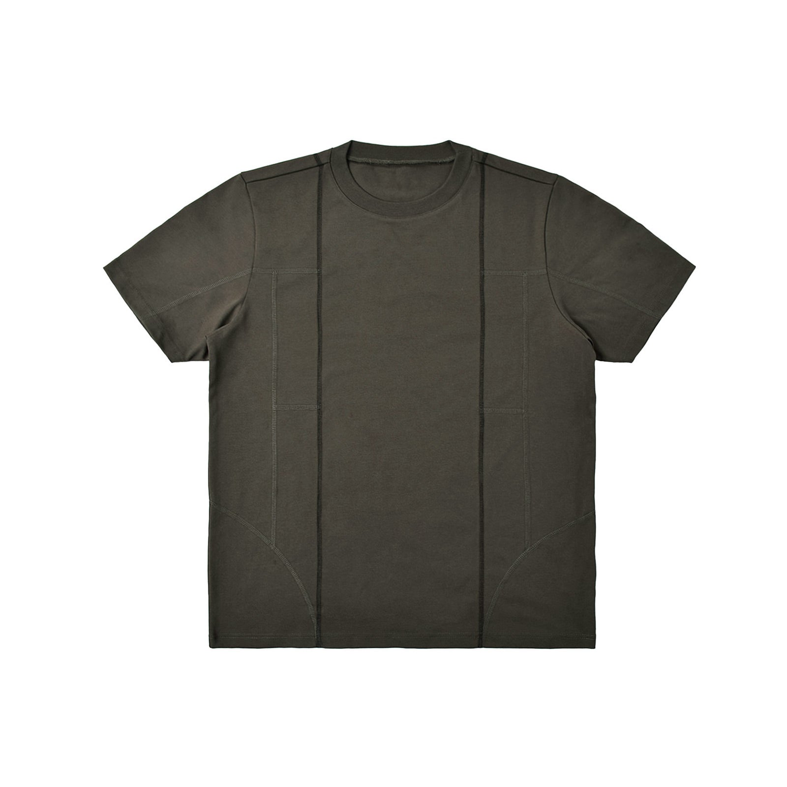 Custom Men's Oversized Plain T-Shirts With Distinctive Vertical Seam