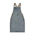 Custom Women Vintage Washed Denim Overalls Dress