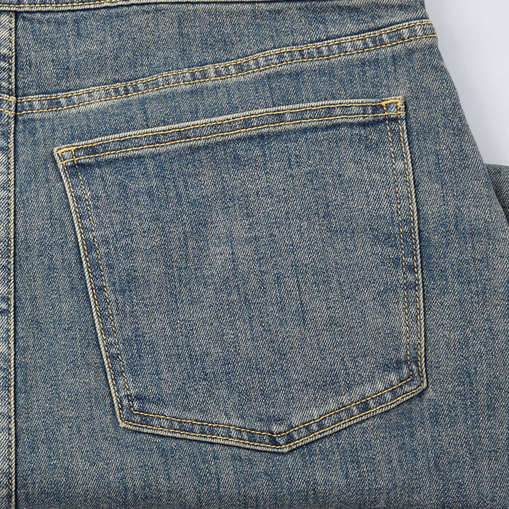 Custom Women Vintage Washed Denim Overalls Dress