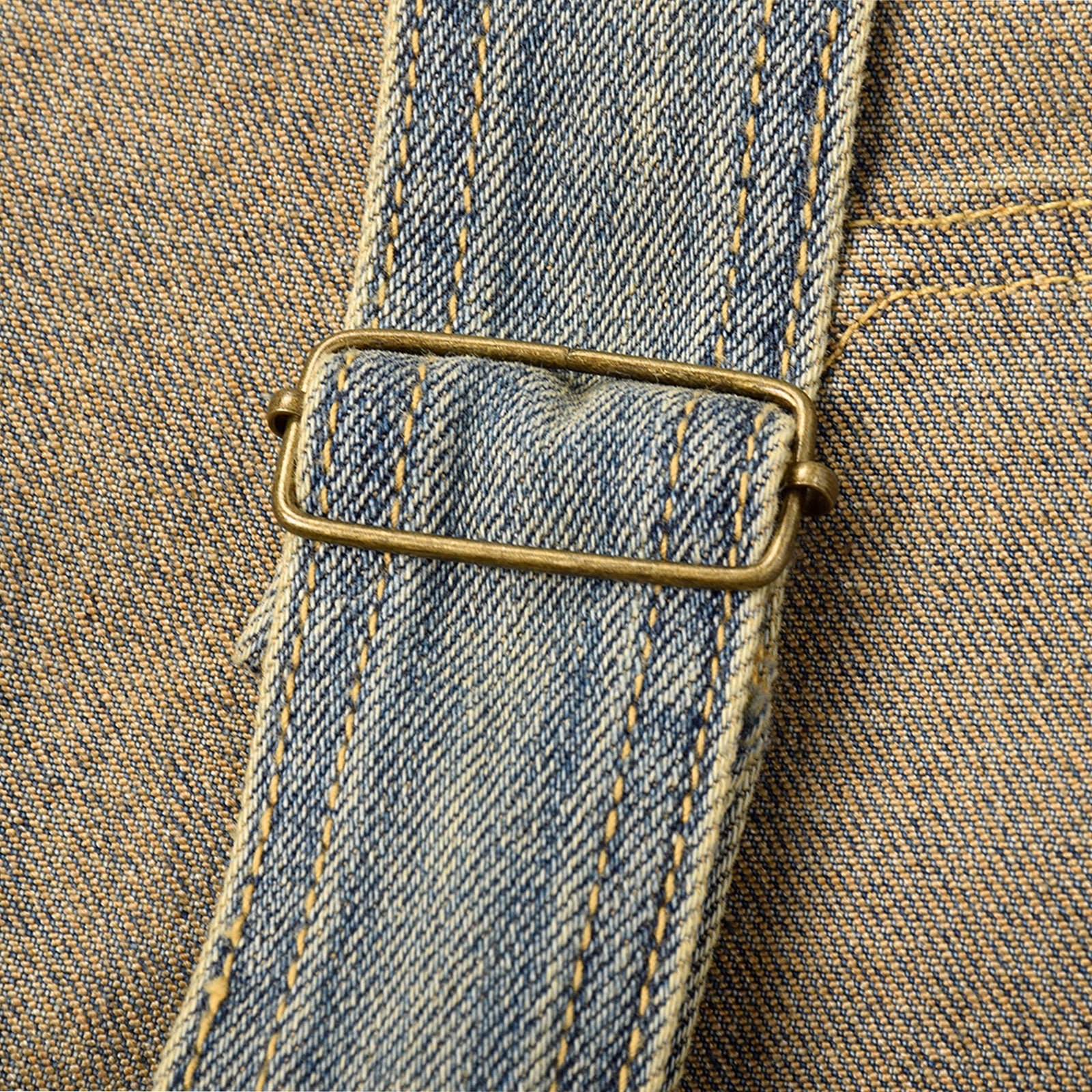 Custom Women Vintage Washed Denim Overalls Dress
