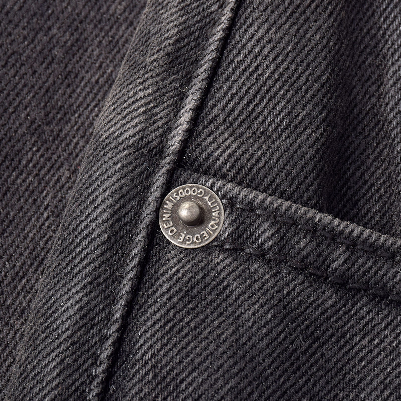 Custom Women's Waxed Coat Black Baggy Fit Jeans