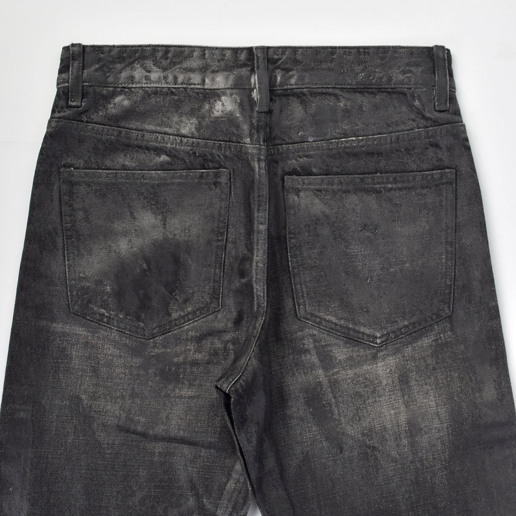 Custom Men's Selvedge Denim Waxed Baggy Jeans