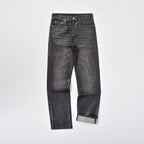 Custom Men's Selvedge Denim Waxed Baggy Jeans