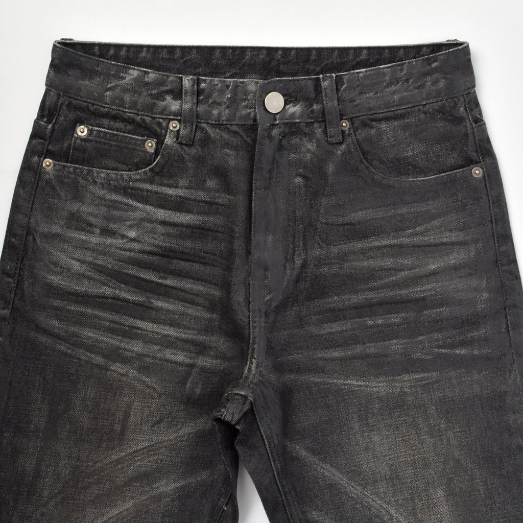 Custom Men's Selvedge Denim Waxed Baggy Jeans
