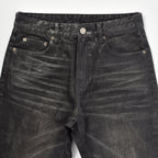 Custom Men's Selvedge Denim Waxed Baggy Jeans