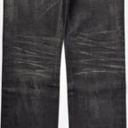 Custom Men's Selvedge Denim Waxed Baggy Jeans