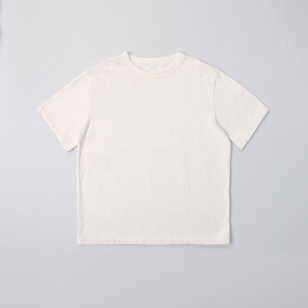 Custom Unisex Plain T-Shirts With Slub Cotton Fabric