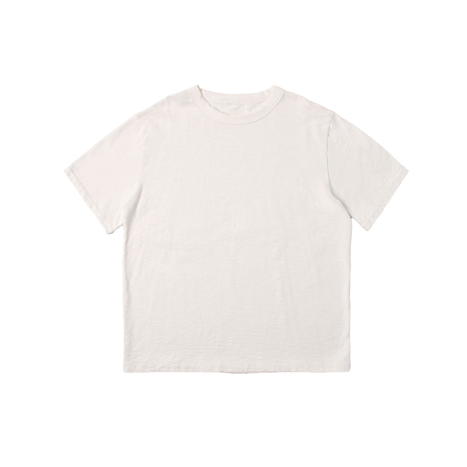 Custom Unisex Plain T-Shirts With Slub Cotton Fabric