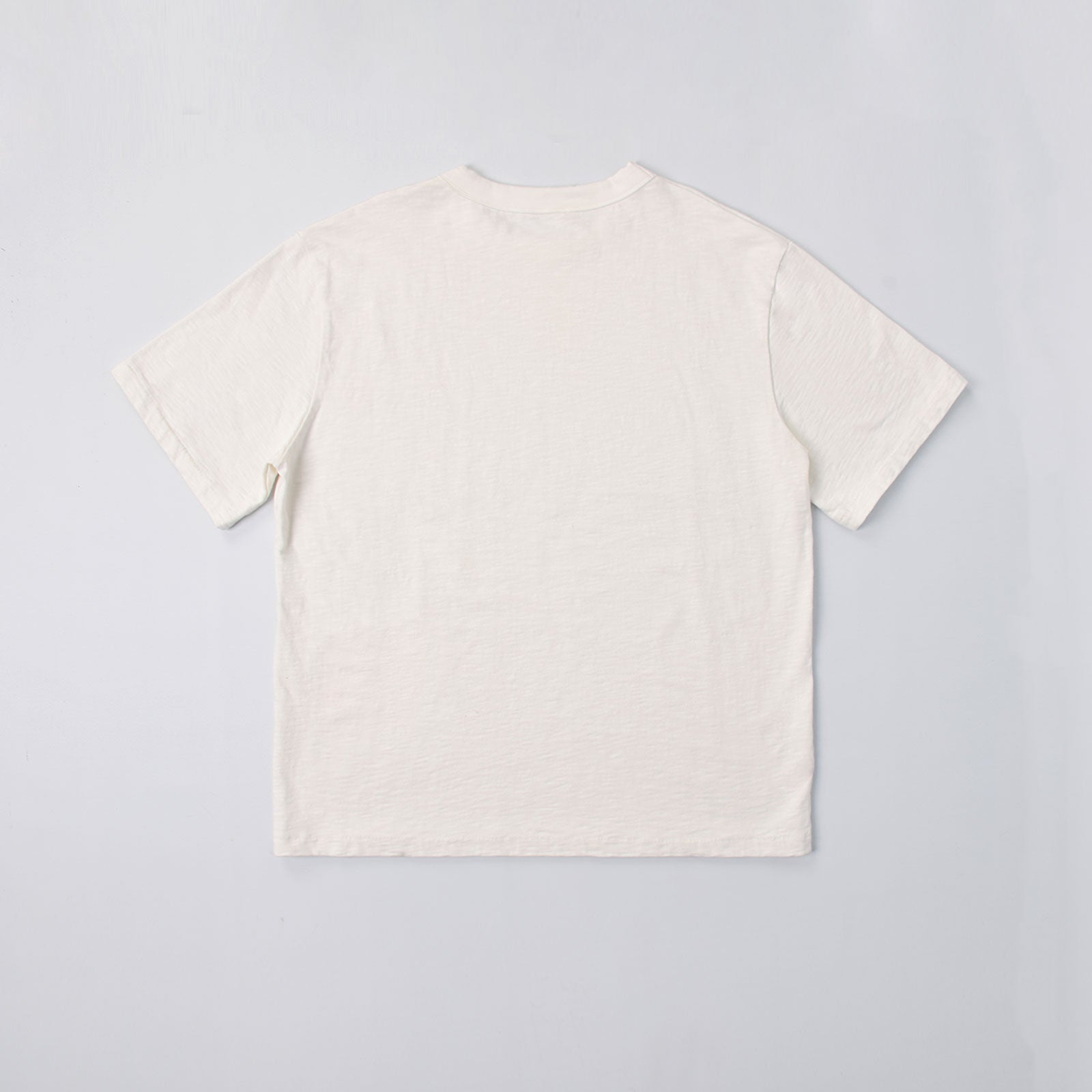 Custom Unisex Plain T-Shirts With Slub Cotton Fabric