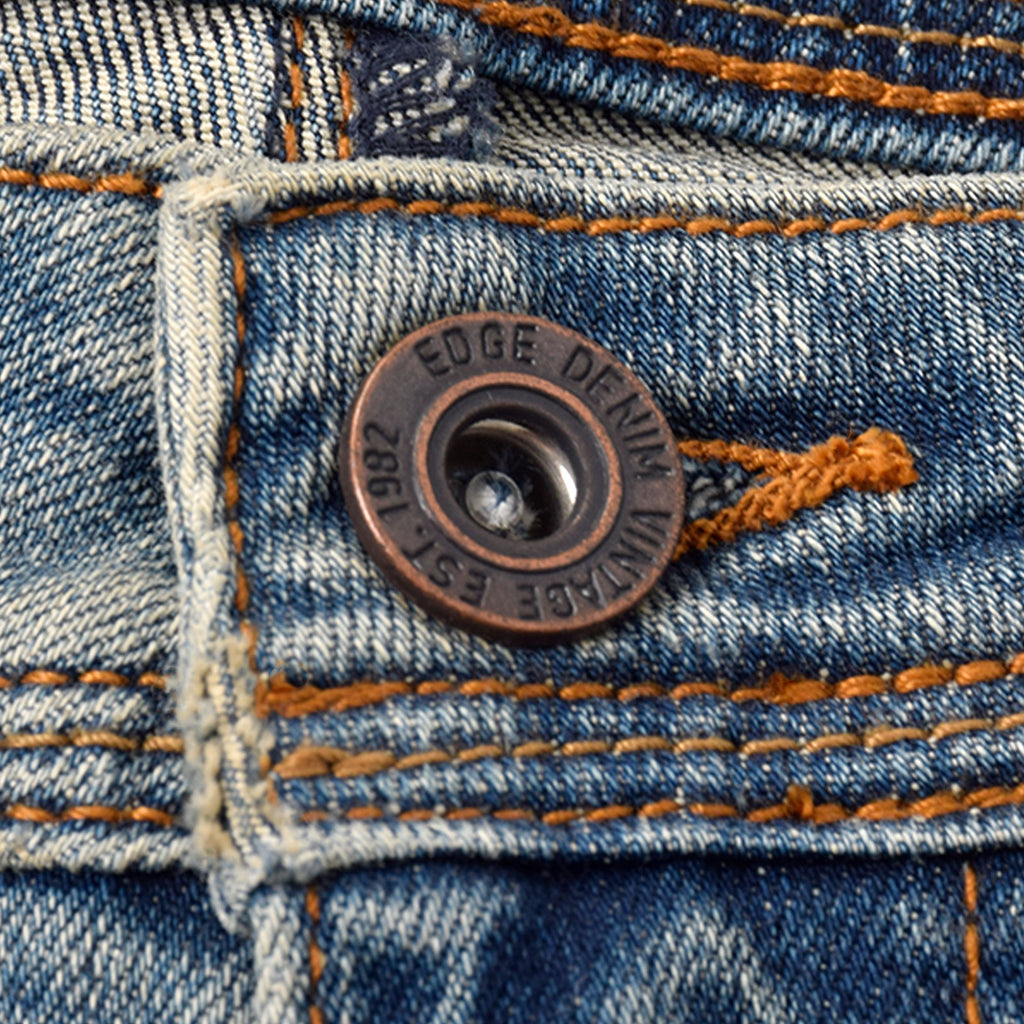Custom Women's Distressed Washed Skinny Jeans