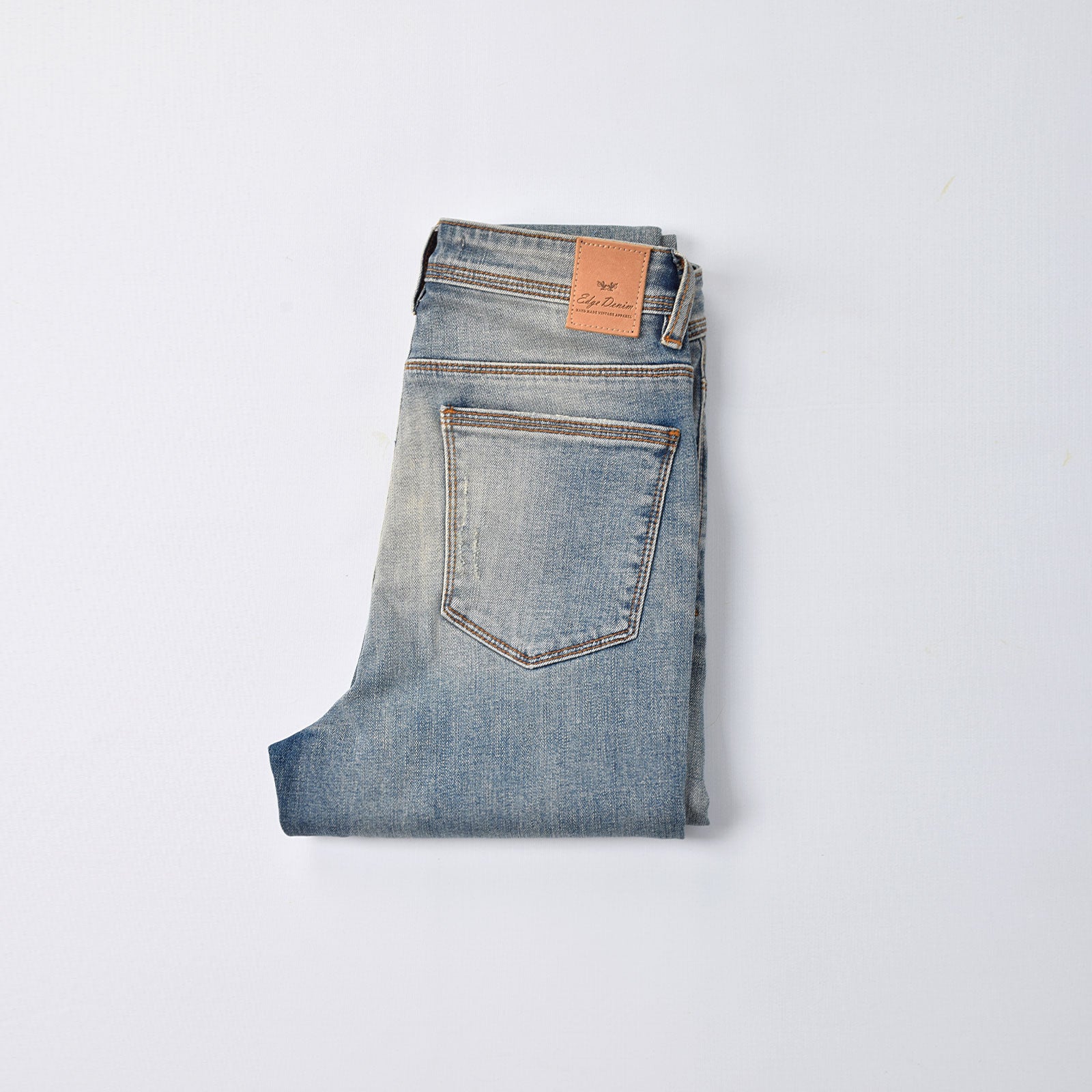 Custom Women's Distressed Washed Skinny Jeans
