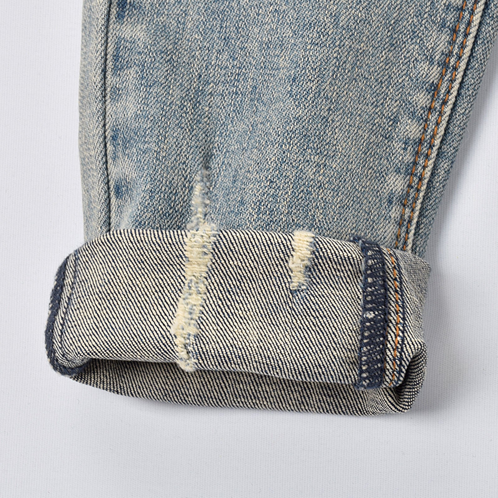 Custom Women's Distressed Washed Skinny Jeans