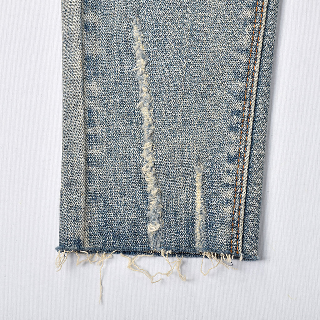 Custom Women's Distressed Washed Skinny Jeans