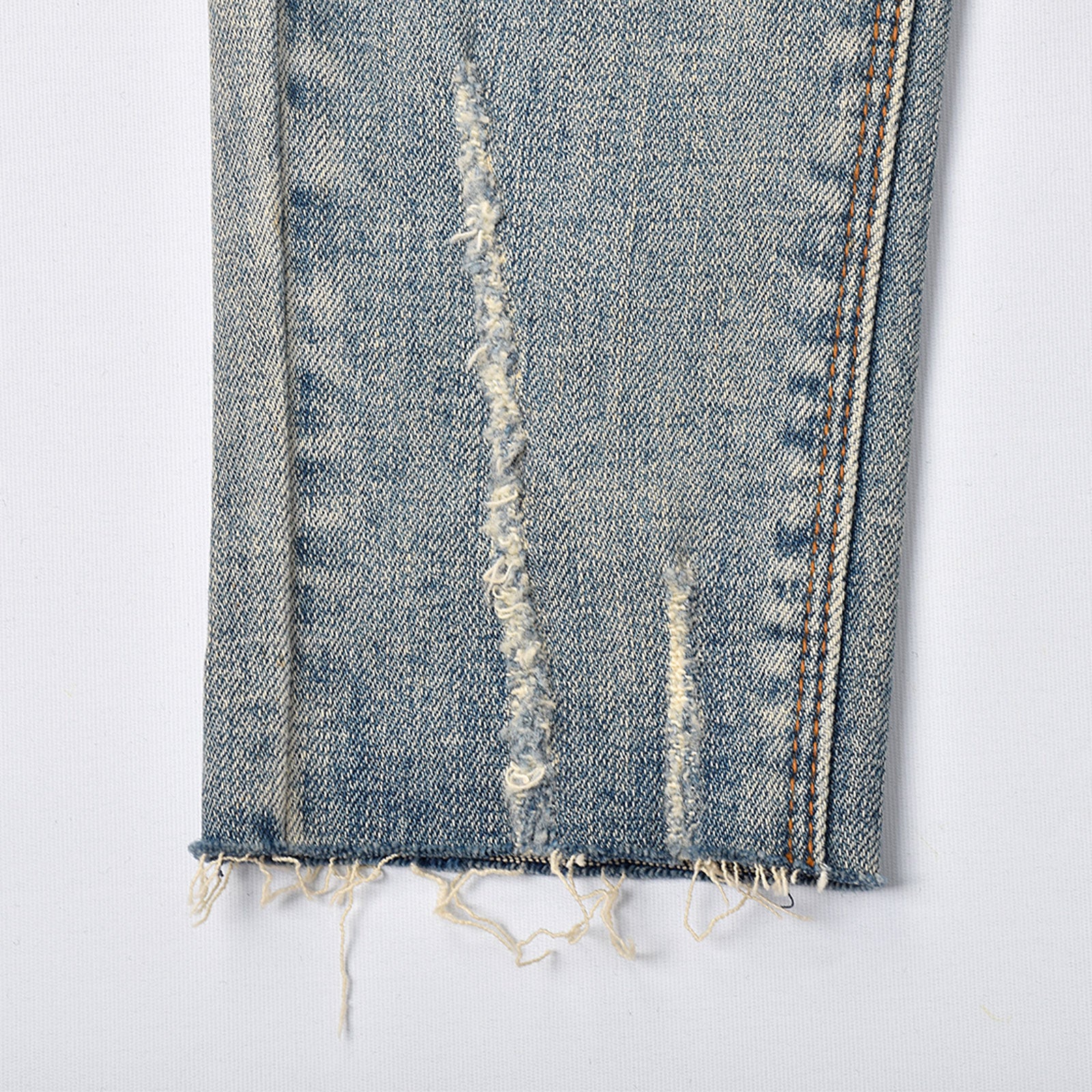 Custom Women's Distressed Washed Skinny Jeans