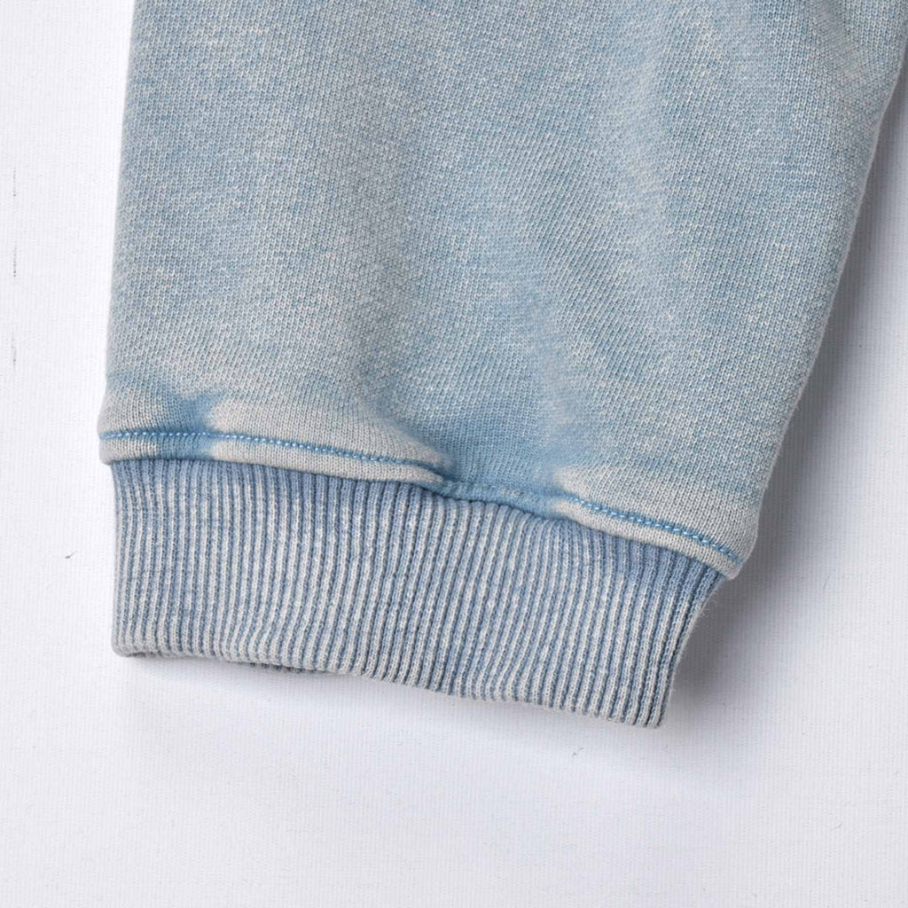 Custom Men's Long Sleeve Washed Sweat Shirts