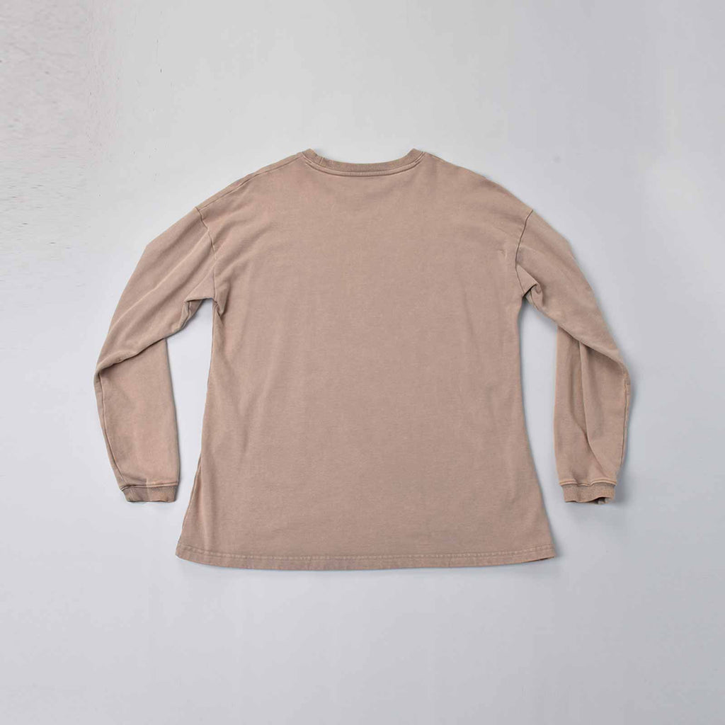 Custom Unisex Plain Washed Long Sleeve Sweat Shirts