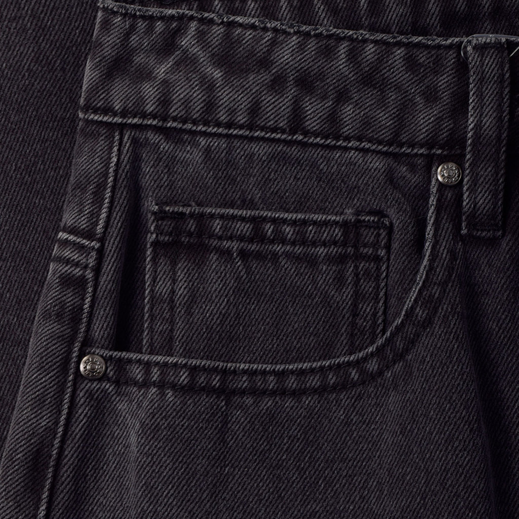 Custom Women's Black Split Maxi Long Denim Skirts