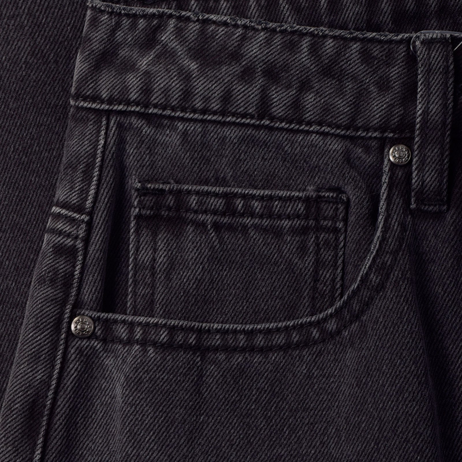 Custom Women's Black Split Maxi Long Denim Skirts