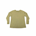 Custom Unisex Green Washed Long Sleeve Sweat Shirts