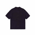 Custom Unisex Oversized Waffle Fabric Mock Neck T-shirts