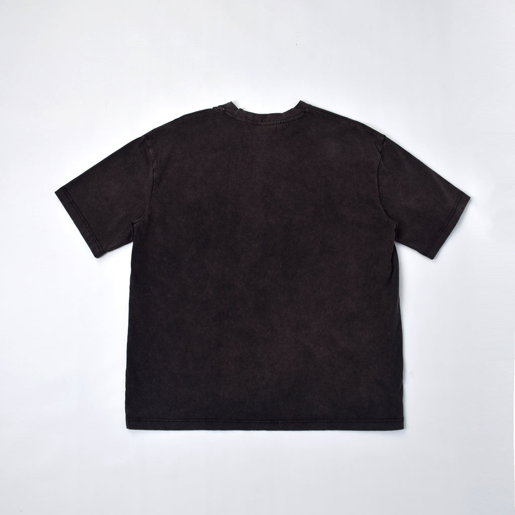 Custom Unisex Vintage Washed Black Oversized T-Shirts