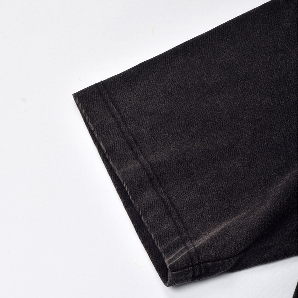 Custom Unisex Vintage Washed Black Oversized T-Shirts