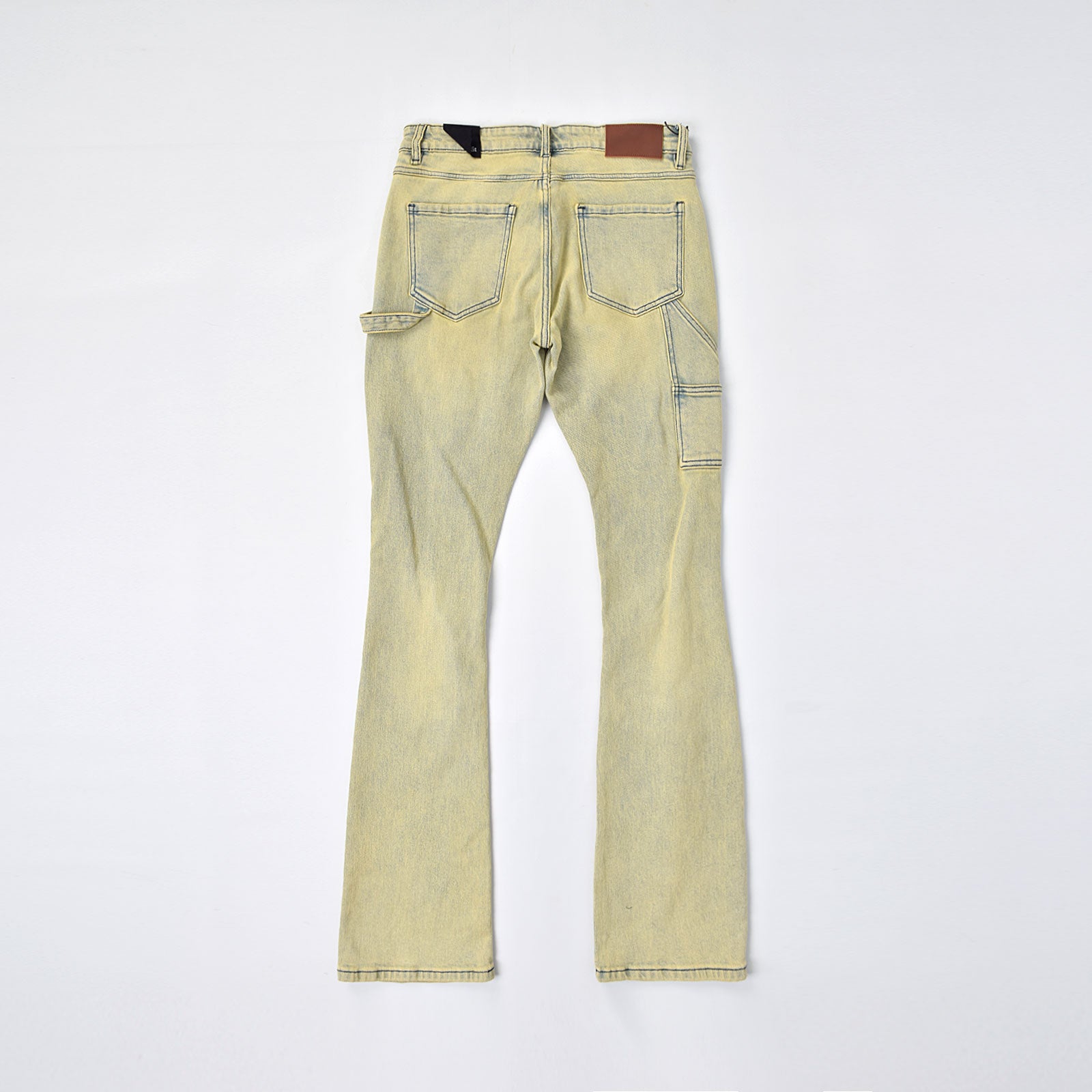 Custom Men's 98%Cotton 2%Spandex Washed Skinny Stretch Jeans