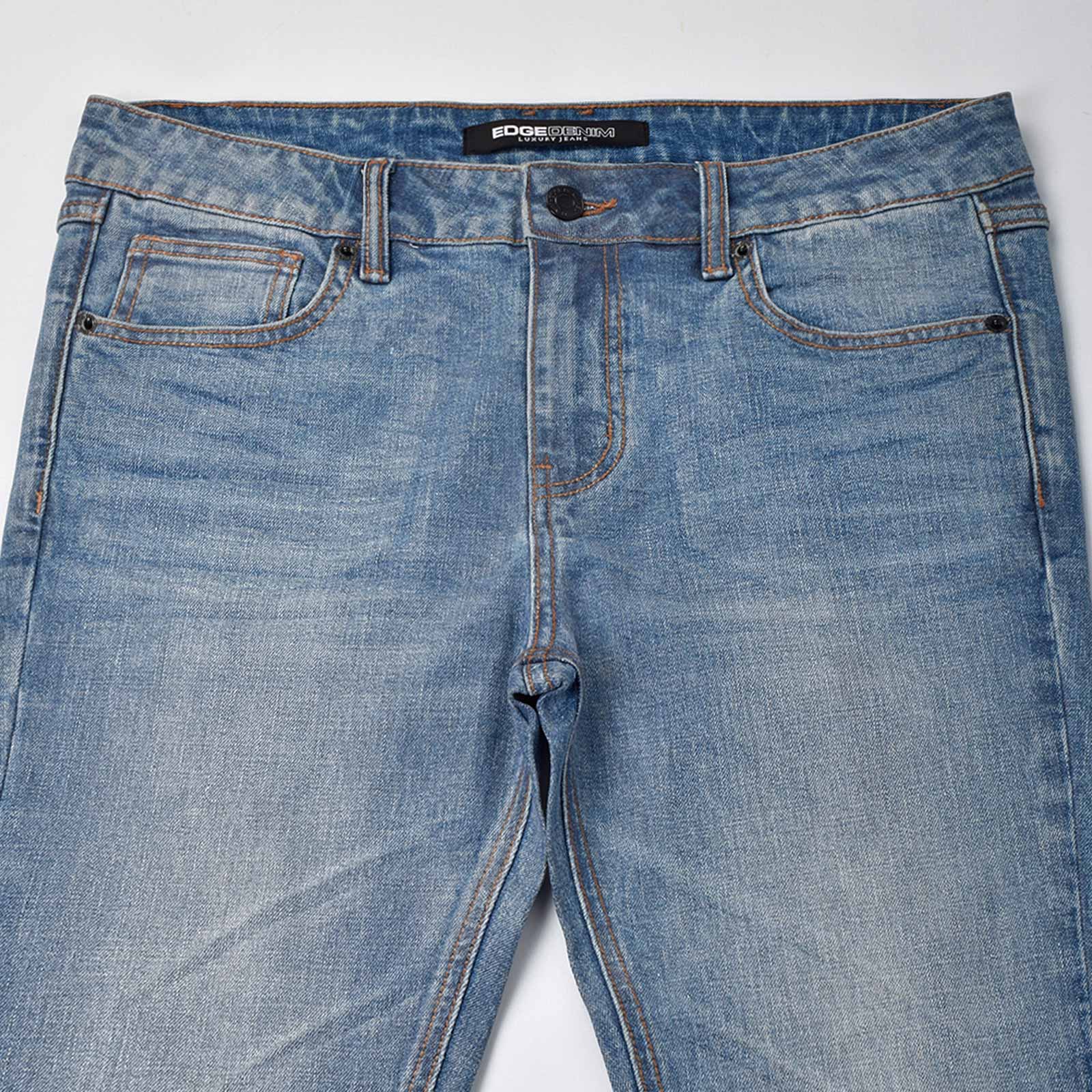 Custom Men's Waxed Coat Flared Jeans