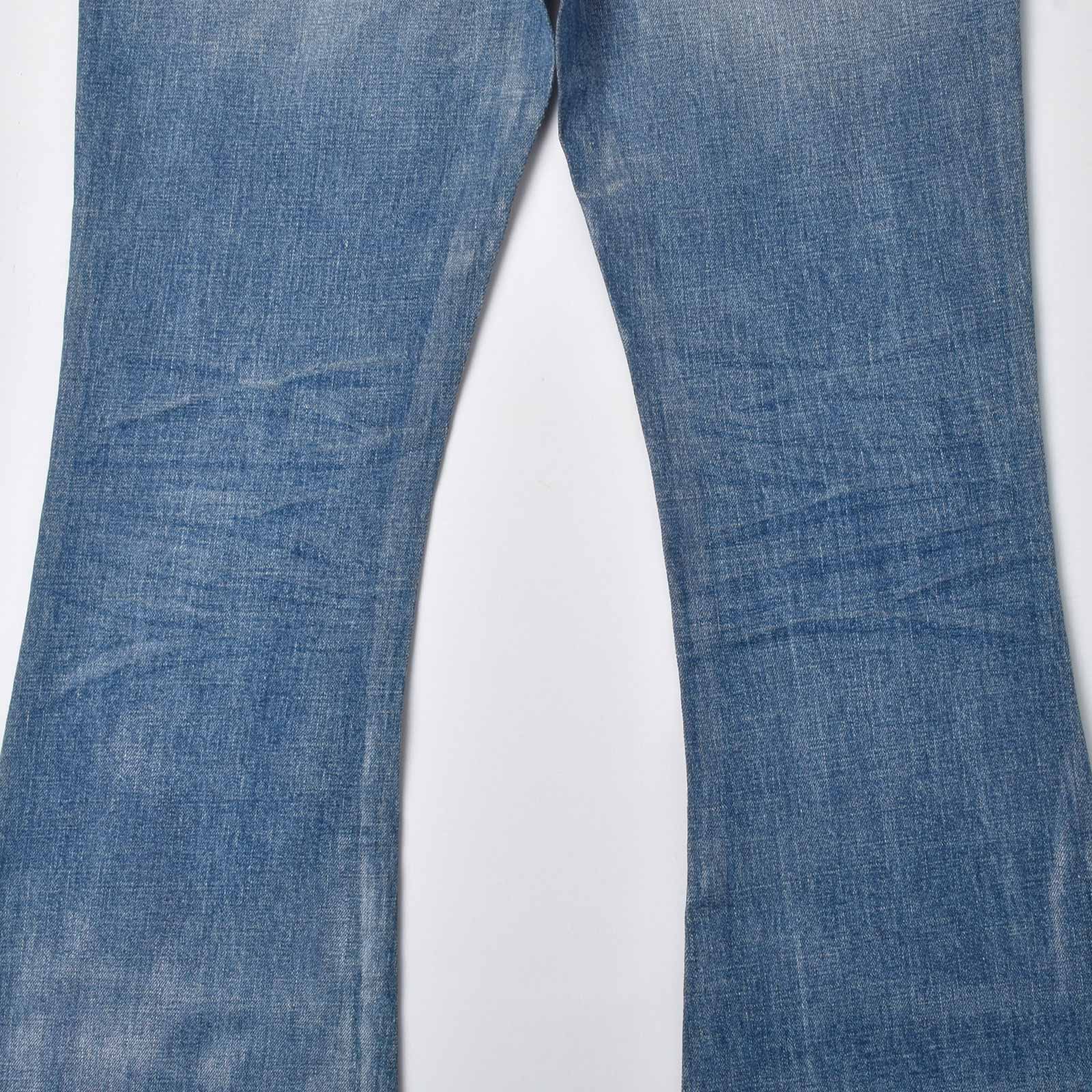 Custom Men's Waxed Coat Flared Jeans