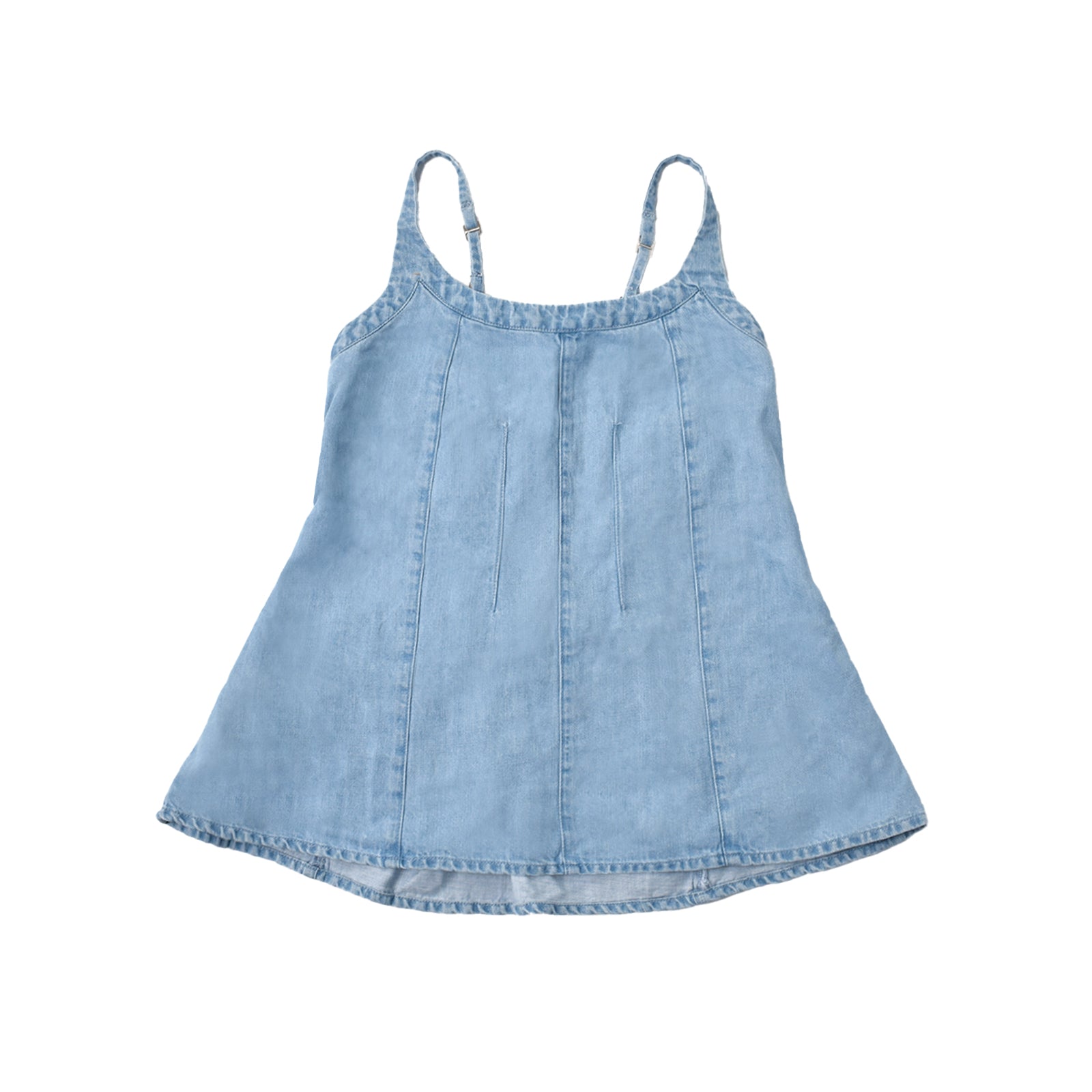 Custom Women's Elegant Casual A-Line Mini Denim Dress