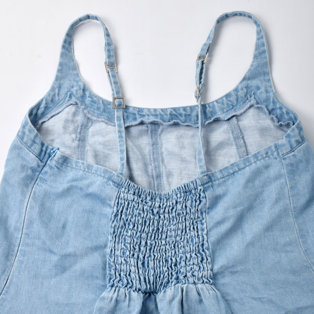 Custom Women's Elegant Casual A-Line Mini Denim Dress