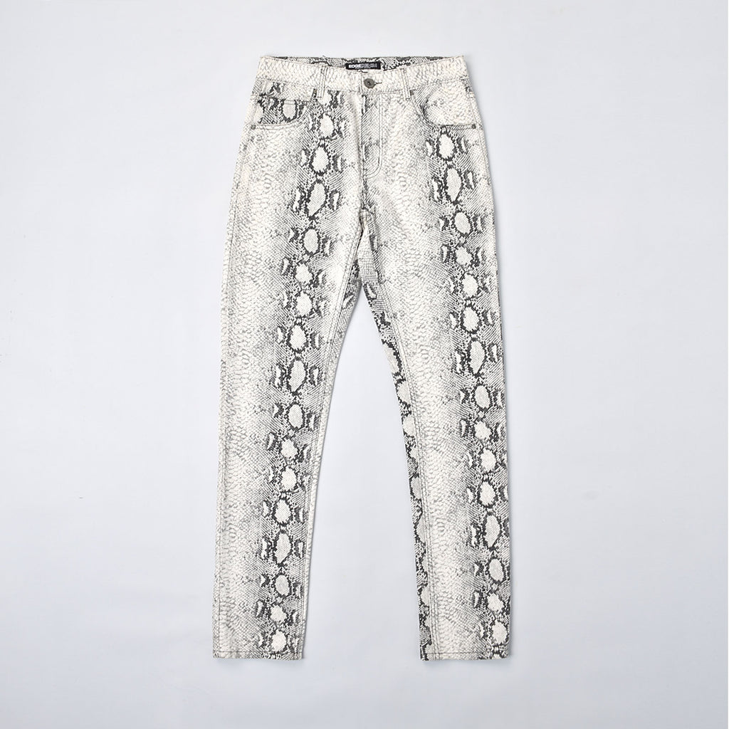 Custom Men's Digital Printing Skinny Jeans