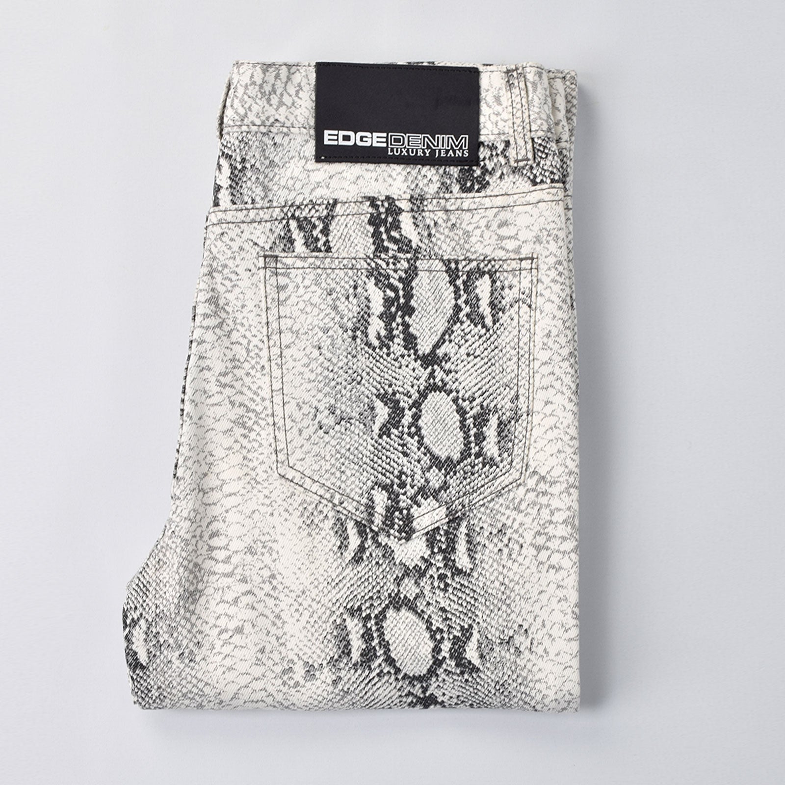 Custom Men's Digital Printing Skinny Jeans