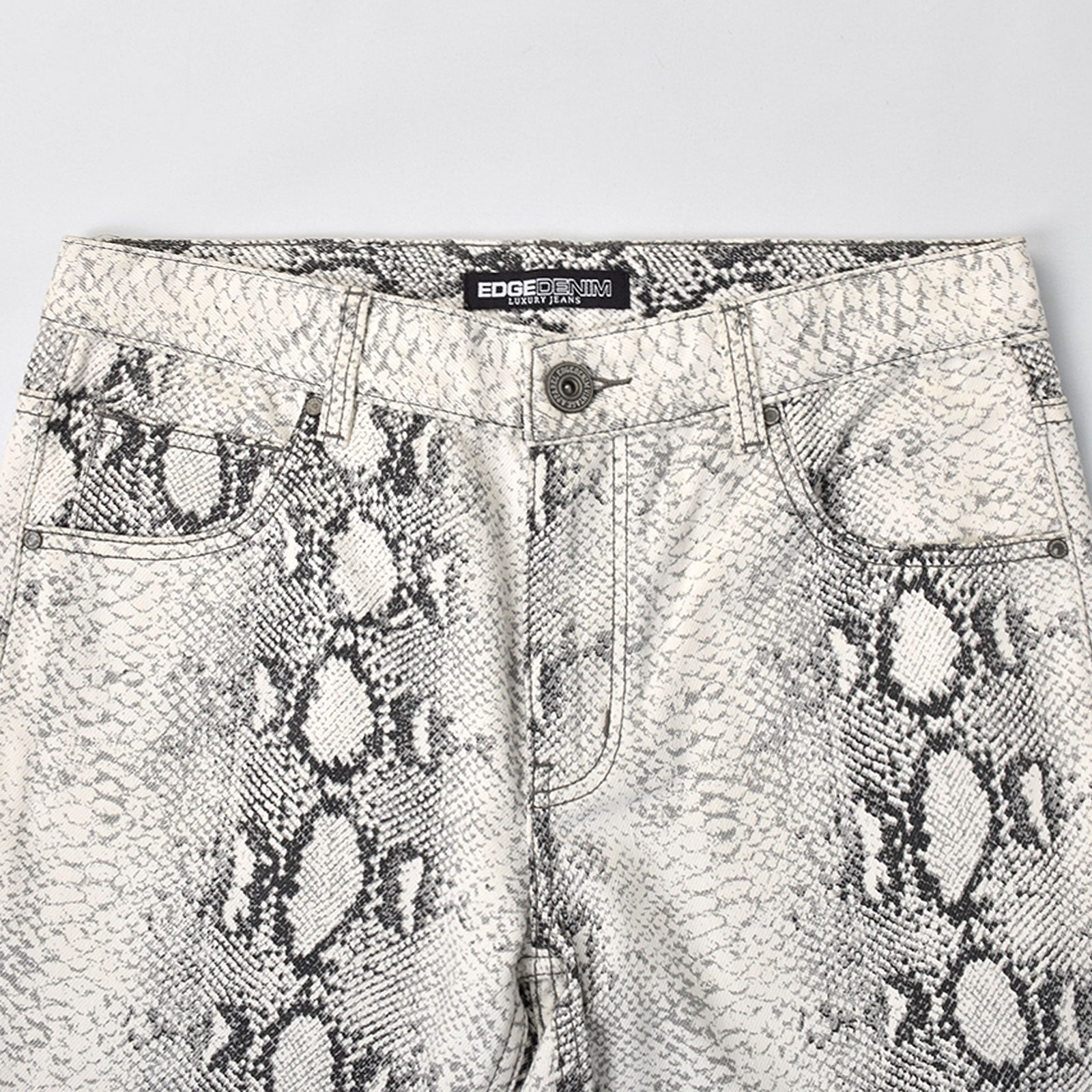 Custom Men's Digital Printing Skinny Jeans