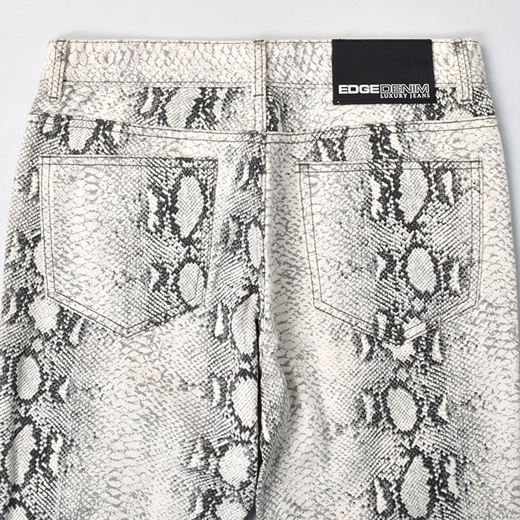 Custom Men's Digital Printing Skinny Jeans