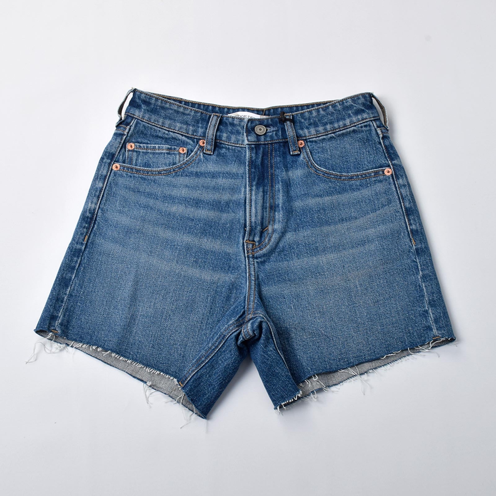 Custom Women's Plain Blue Denim Shorts