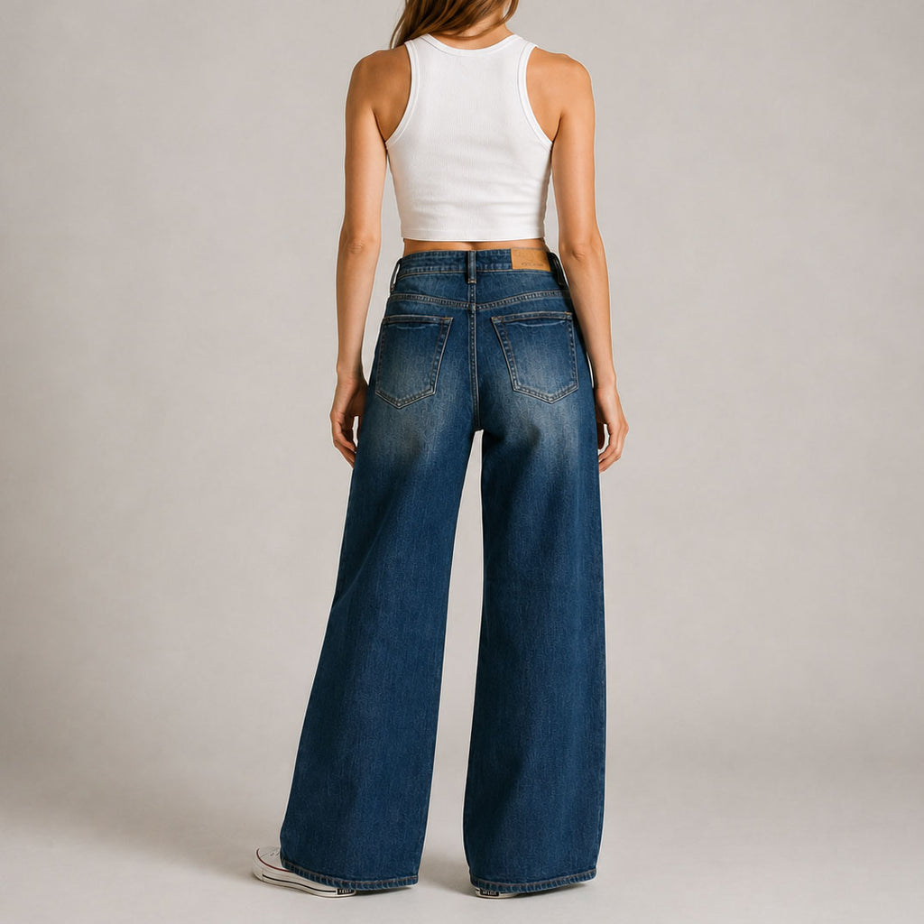 Custom Women's Straight Leg Denim Jeans