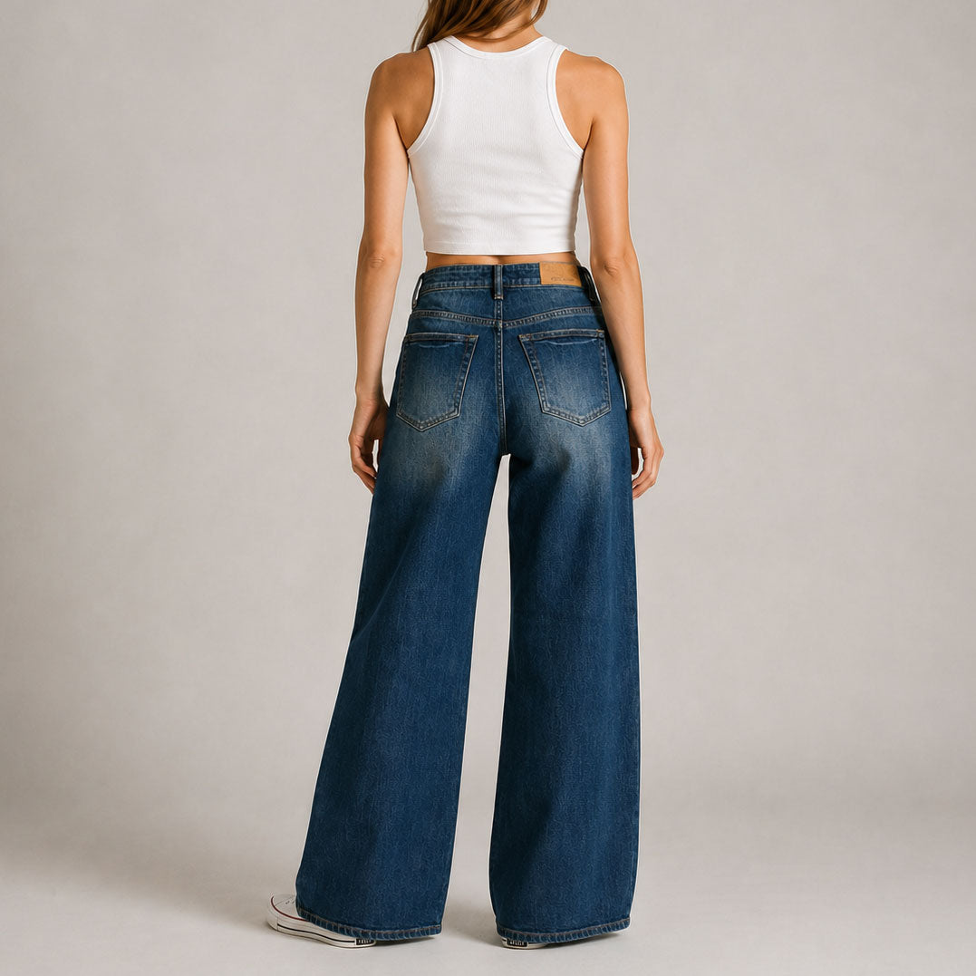 Custom Women's Straight Leg Denim Jeans